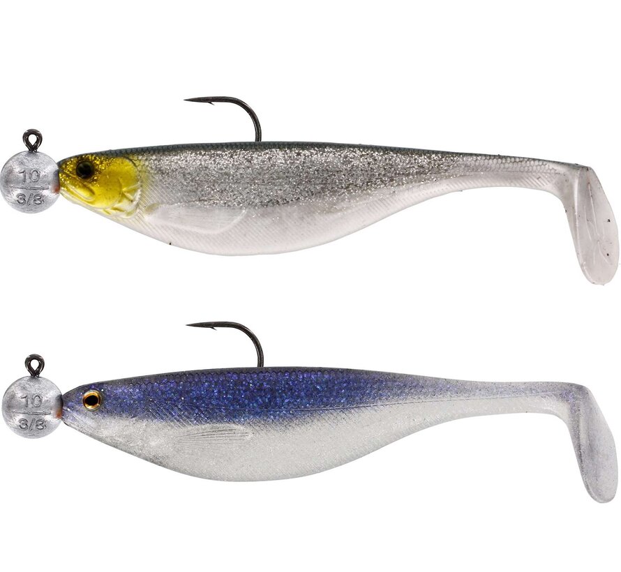 Shadteez R 'N R 9CM #4/0 7G Clear Water Mix 2PCS