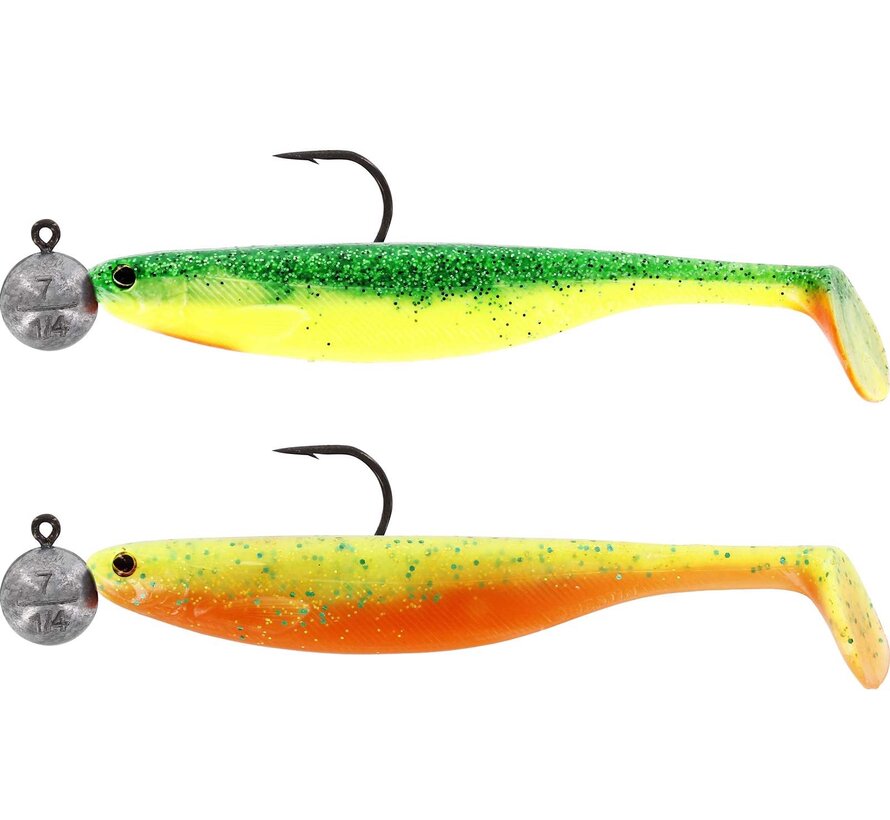 Shadteez SLIM R 'N R 7,5CM #2/0 5G Dark Water Mix 2PCS