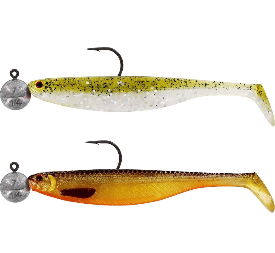 Shadteez SLIM R 'N R 10CM #4/0 7G Clear Water Mix 2PCS