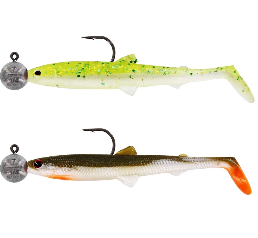 Bullteez SHADTAIL R'N'R 12.5CM #6/0 10G Dark Water Mix 2PCS