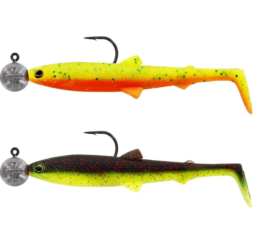 Bullteez SHADTAIL R'N'R 12.5CM #6/0 10G Dark Water Mix 2PCS