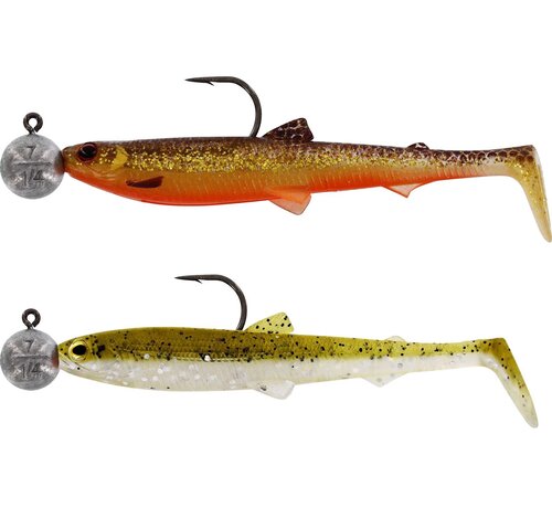 Westin Bullteez SHADTAIL R'N'R 12.5CM #6/0 10G Clear Water Mix 2PCS