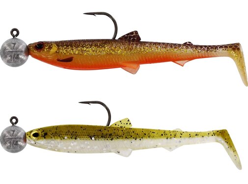 Westin Bullteez SHADTAIL R'N'R 12.5CM #6/0 10G Clear Water Mix 2PCS