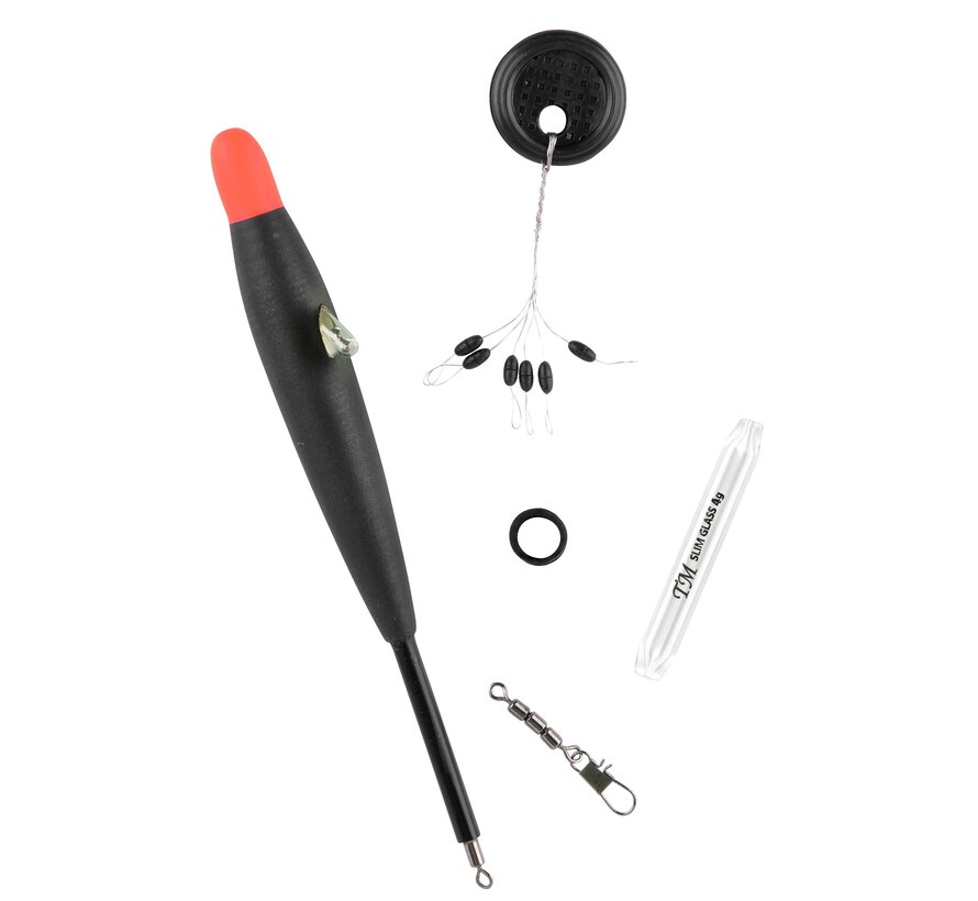 Trout Master Rattle Float Set Glass