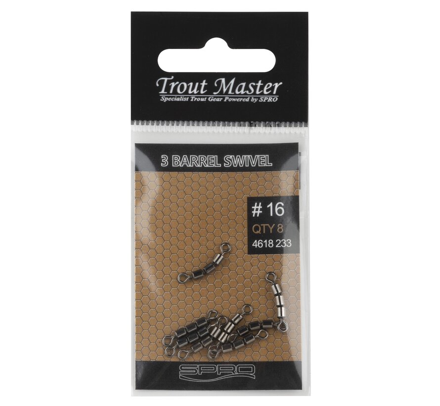 Trout Master 3 Barrel Swivel