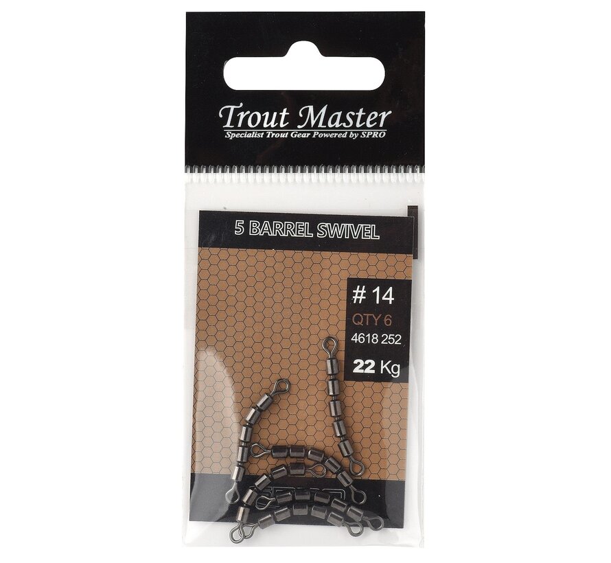 Trout Master 5 Barrel Swivel