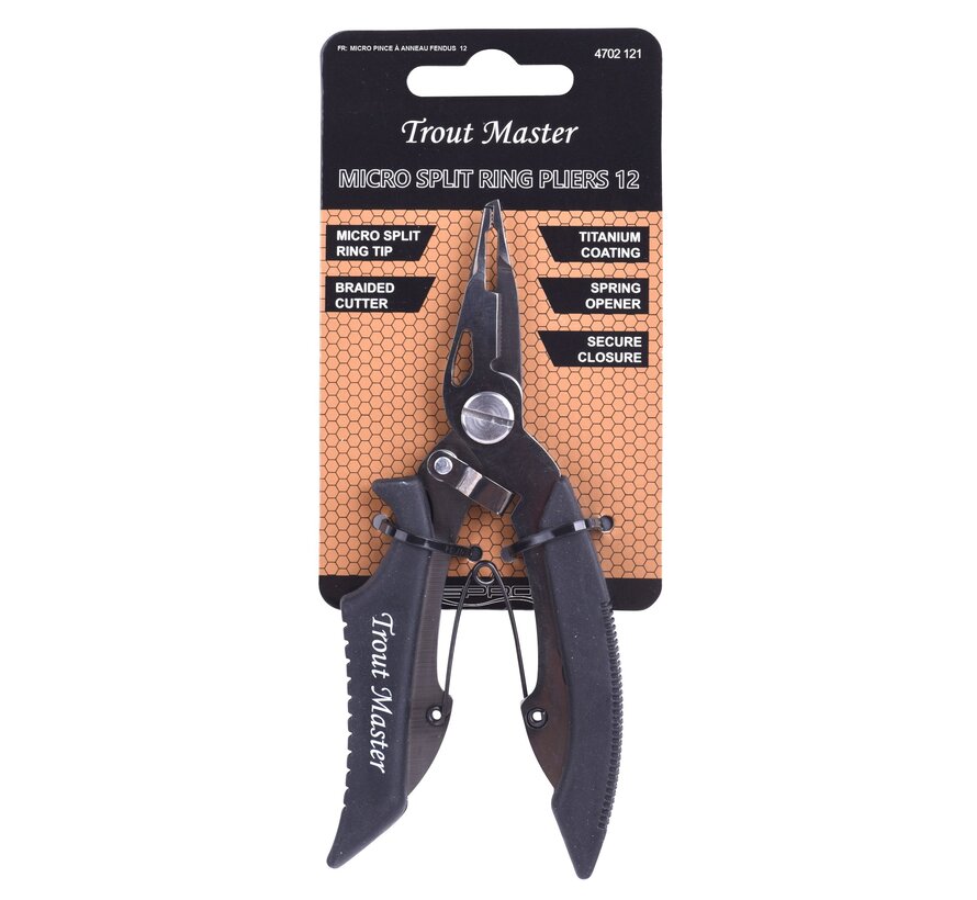 Trout Master Micro Split Ring Pliers 12