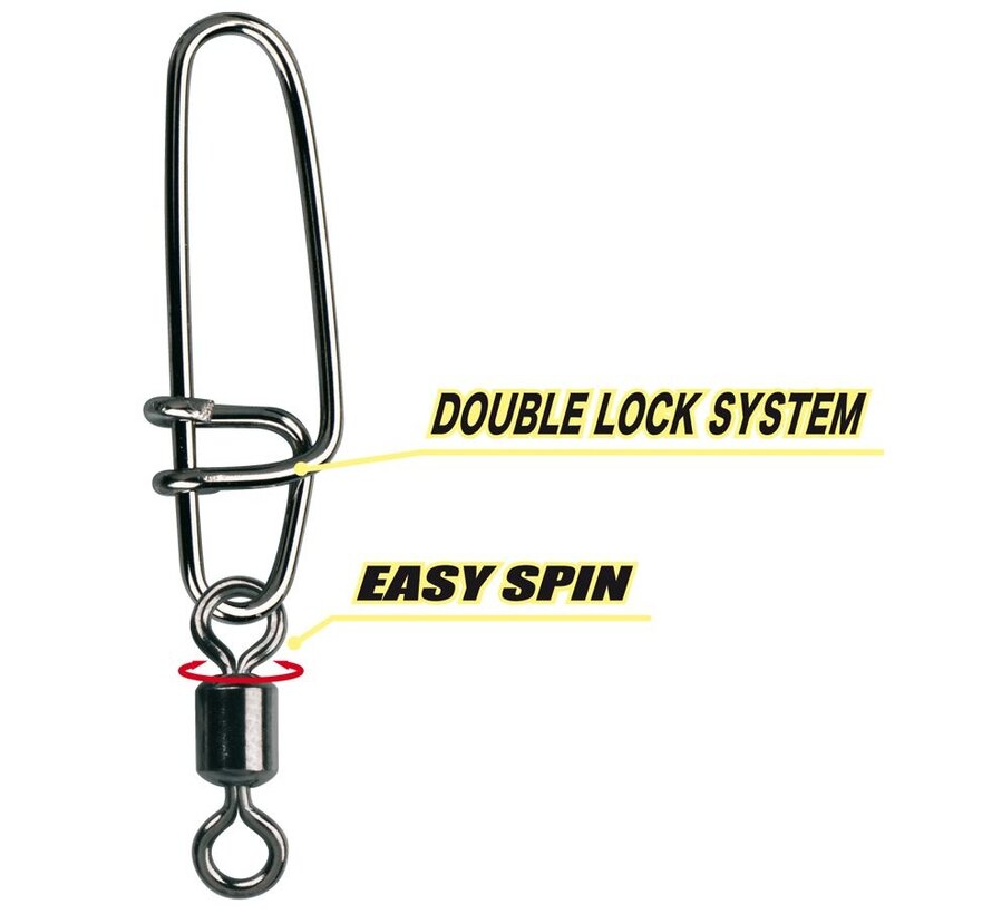 Hyper S-Snap with H-Swivel - Stainless Black Nickel