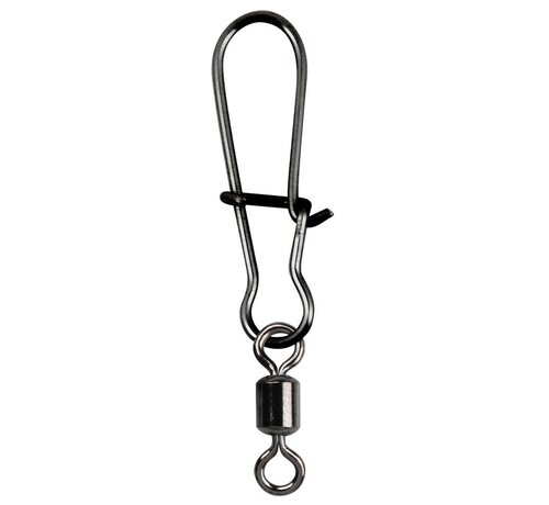 GAMAKATSU Hyper Ez Snap with Swivel - Stainless Black Nickel