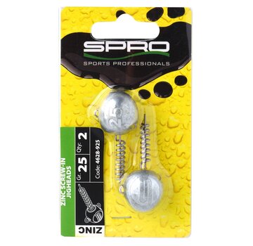 Spro Zinc Screw-In JigHeads 2PC