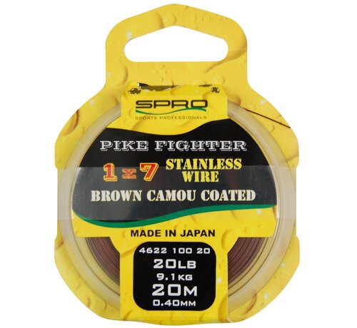 Spro 1X7 Brown Coated Wire 20M