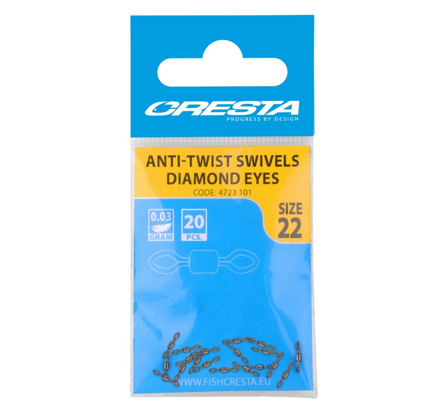 Rolling Swivels Diamond Eyes