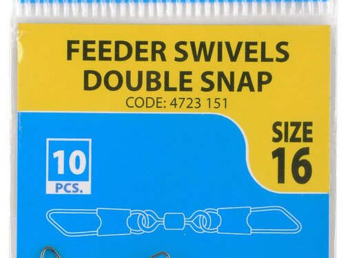 Cresta Feeder Swivels Double Snap