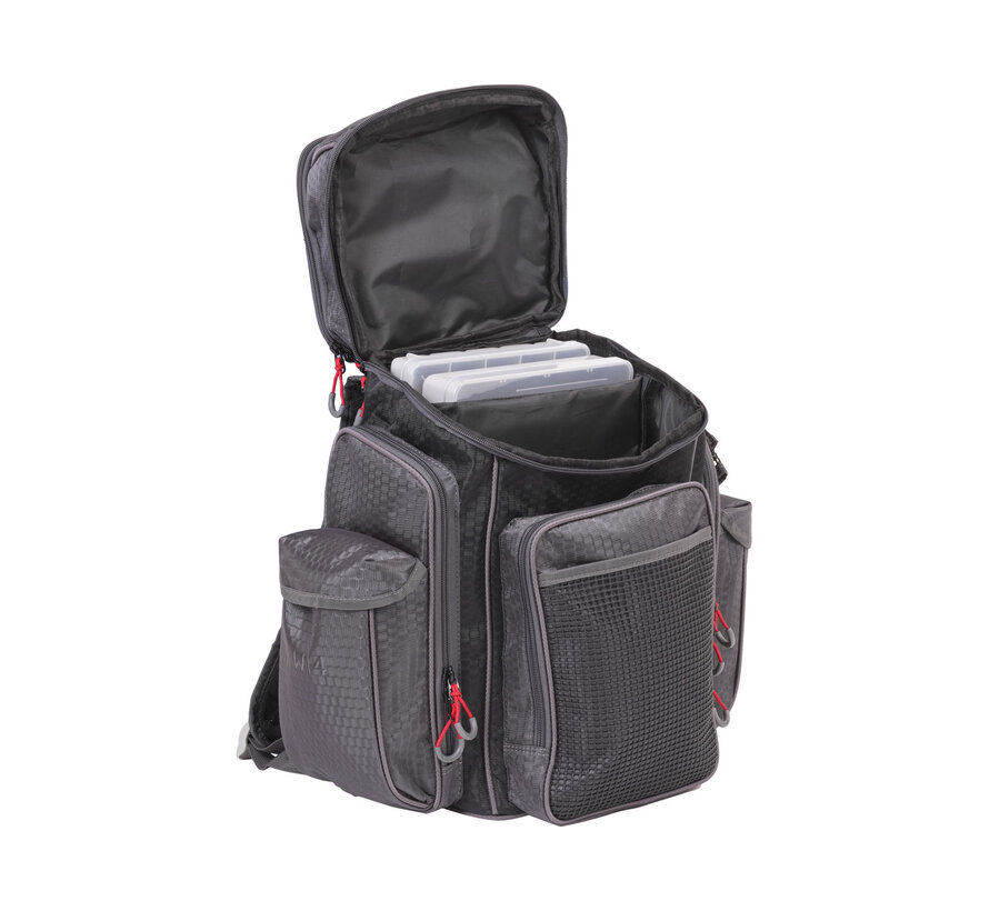 W4 Backpack Plus 2 Boxes Large Titanium Black