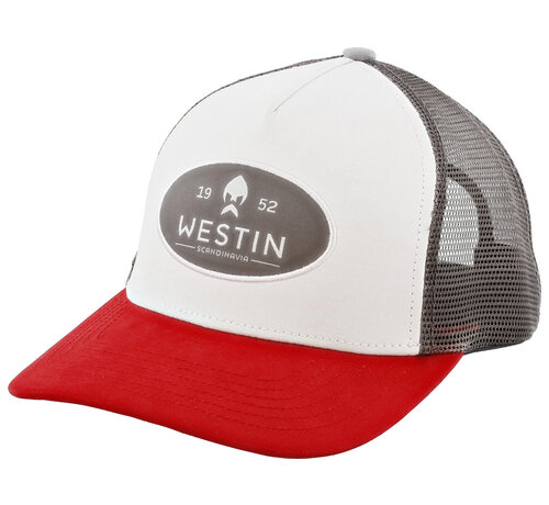 Westin State Cap One Size Silver Grey/Red
