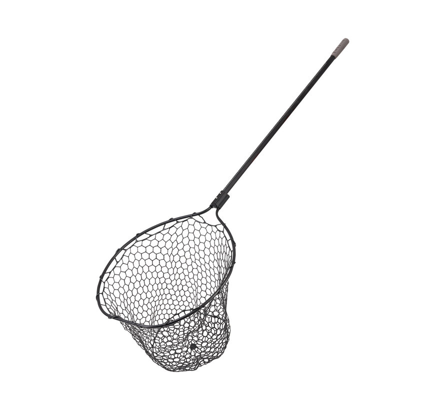 W3 C&R Full Rubber Mesh Landing Net XL 64X54X43CM 120CM 1SEC