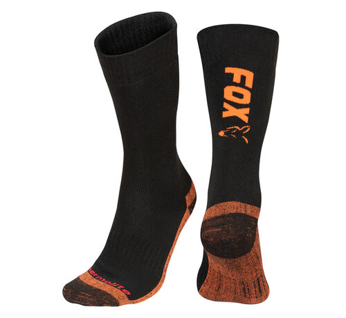 Fox Thermolie Long Socks Black/Orange Maat 40-43