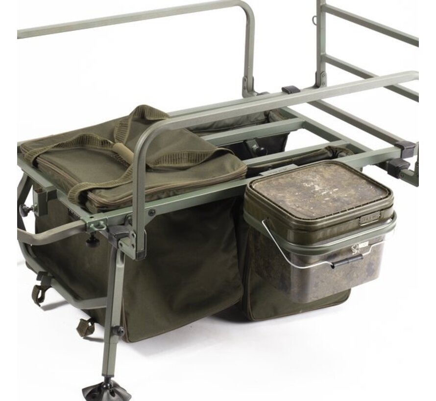 Trax Barrow Bucket Outrigger Side