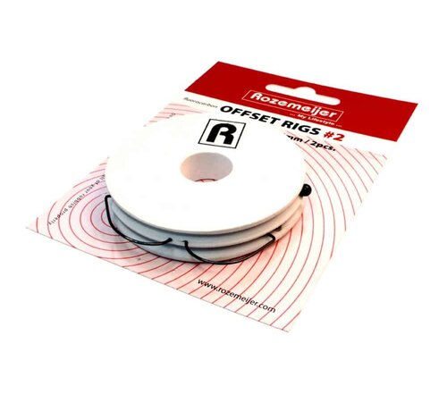 Rozemeijer Fluoro Carbon Offset Rigs 50cm 2pcs
