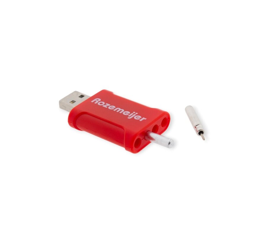 USB Lithium Battery Charger incl. 2pcs rechargeable batteries