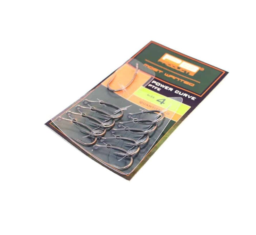 Power Curve Hook PTFE 10pcs