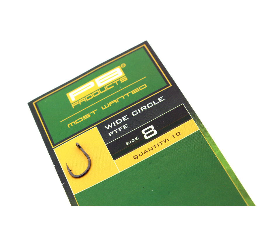 Wide Circle Hook PTFE 10pcs