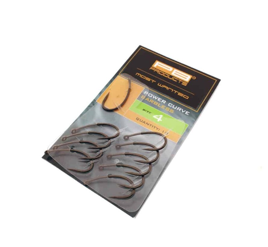 Power Curve Barbless Hook PTFE 10pcs