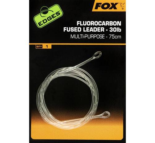 Fox Edges Fluorocarbon Fused Leader Multi Purpose 30lb - 75cm