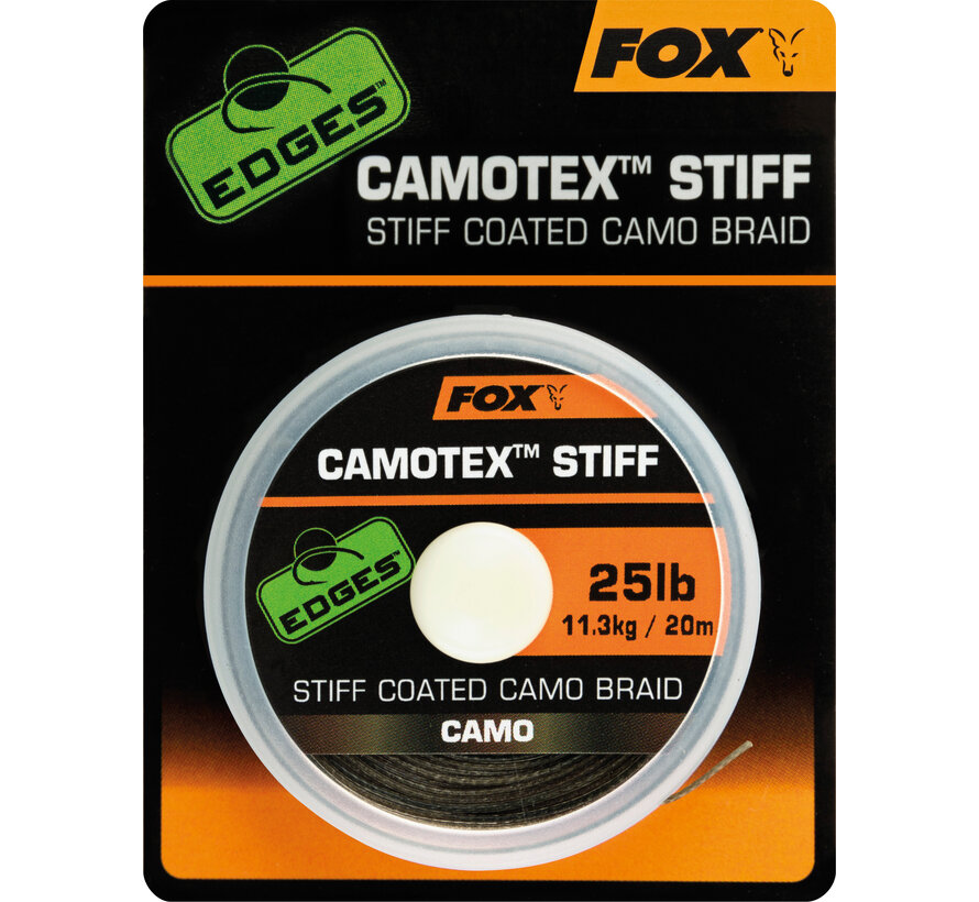 Edges Camotex Stiff Coated Camo Braid