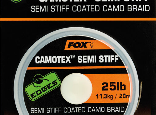 Fox Edges Camotex Semi Stiff Coated Camo Braid