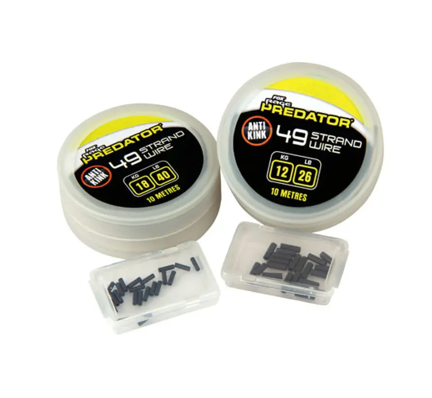 Predator 49 Strand Wire Incl. Crimps 12kg - 26lb