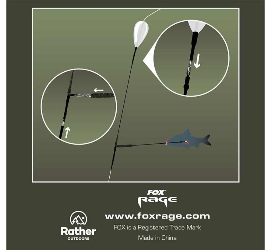 Predator Paternoster Up Trace 60cm