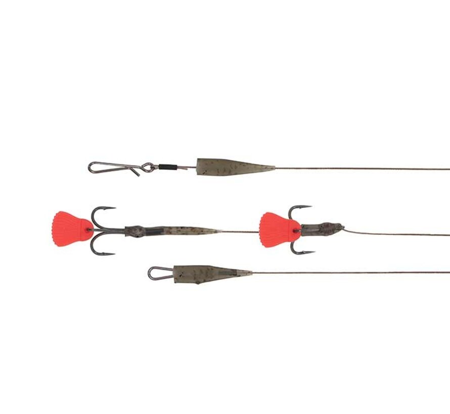 Predator Kwik Change Paternoster Trace 30cm Barbed