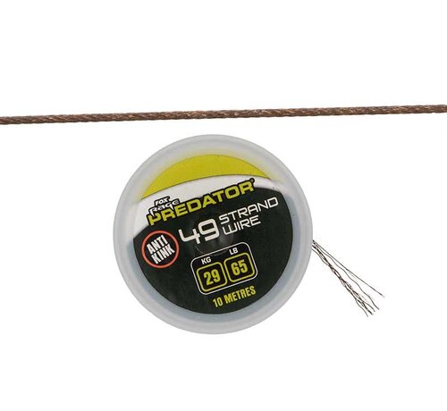 Fox Rage Predator 49-Strand Coated Steel Wire 10m