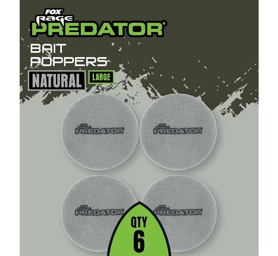 Predator Bait Poppers Natural