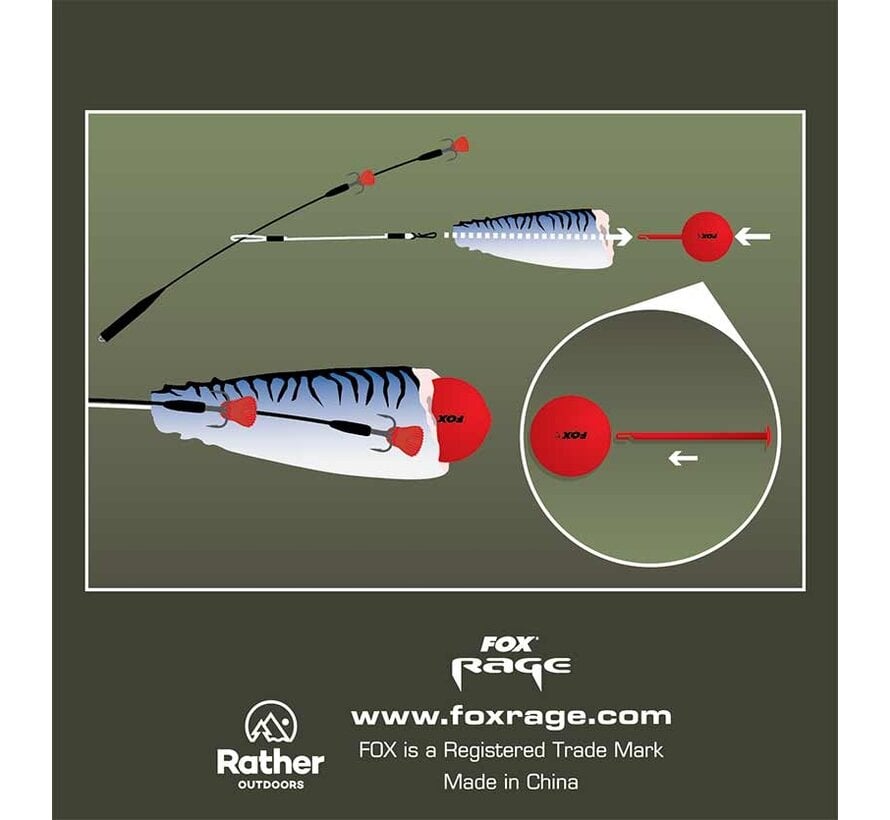 Predator Bait Poppers Red