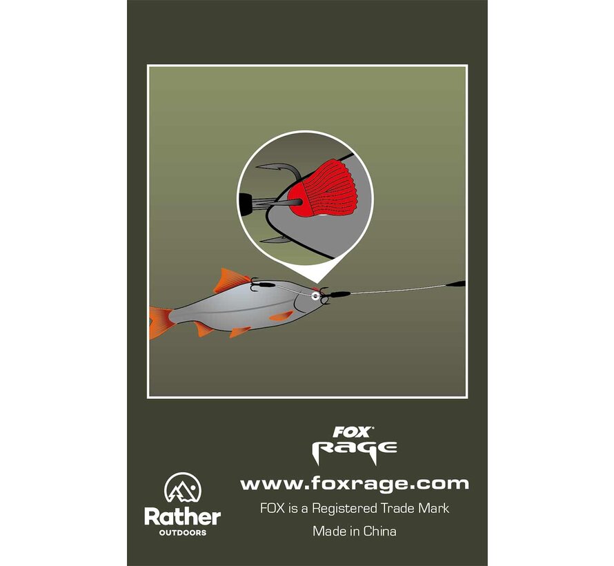 Predator Bait Fins Red x 25