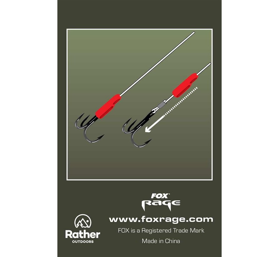 Predator Red Treble Hook Sleeves
