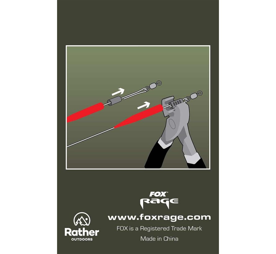 Predator Red Trace Crimp Covers x 25pcs