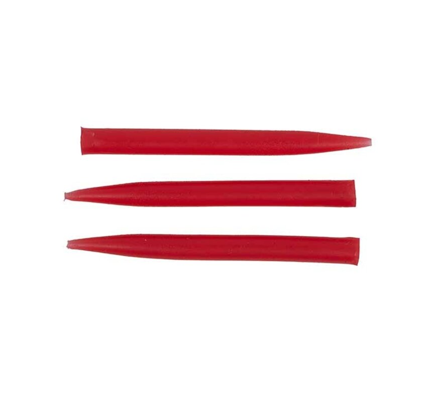 Predator Red Trace Crimp Covers x 25pcs