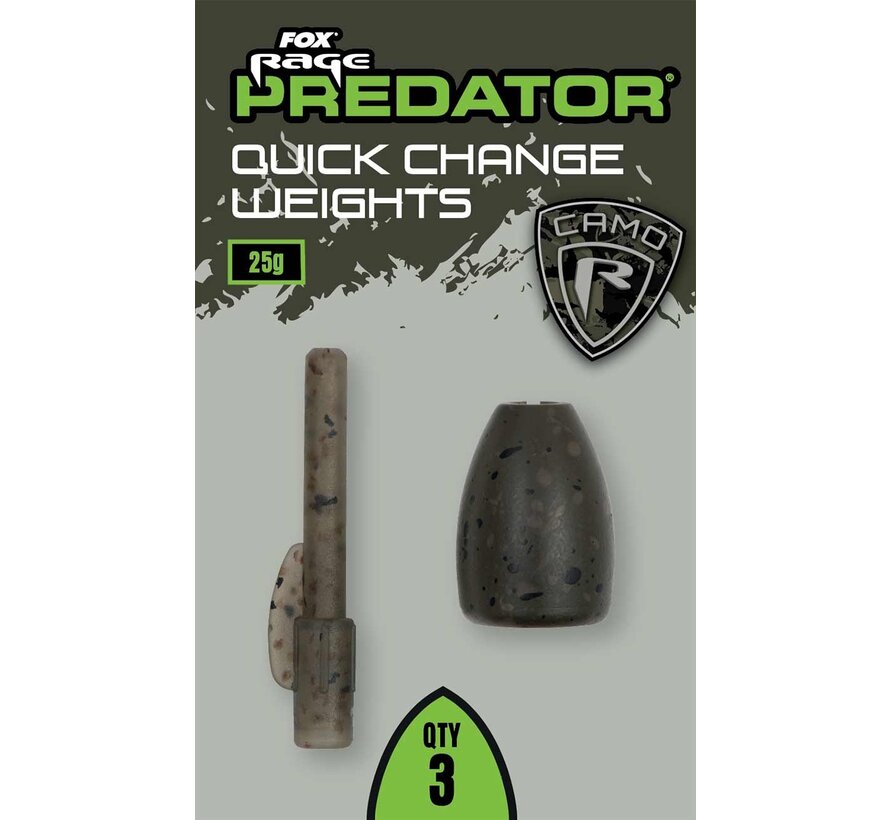Predator Camo Quick Change Weights x 3