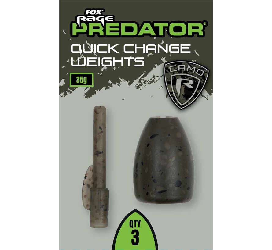 Predator Camo Quick Change Weights x 3