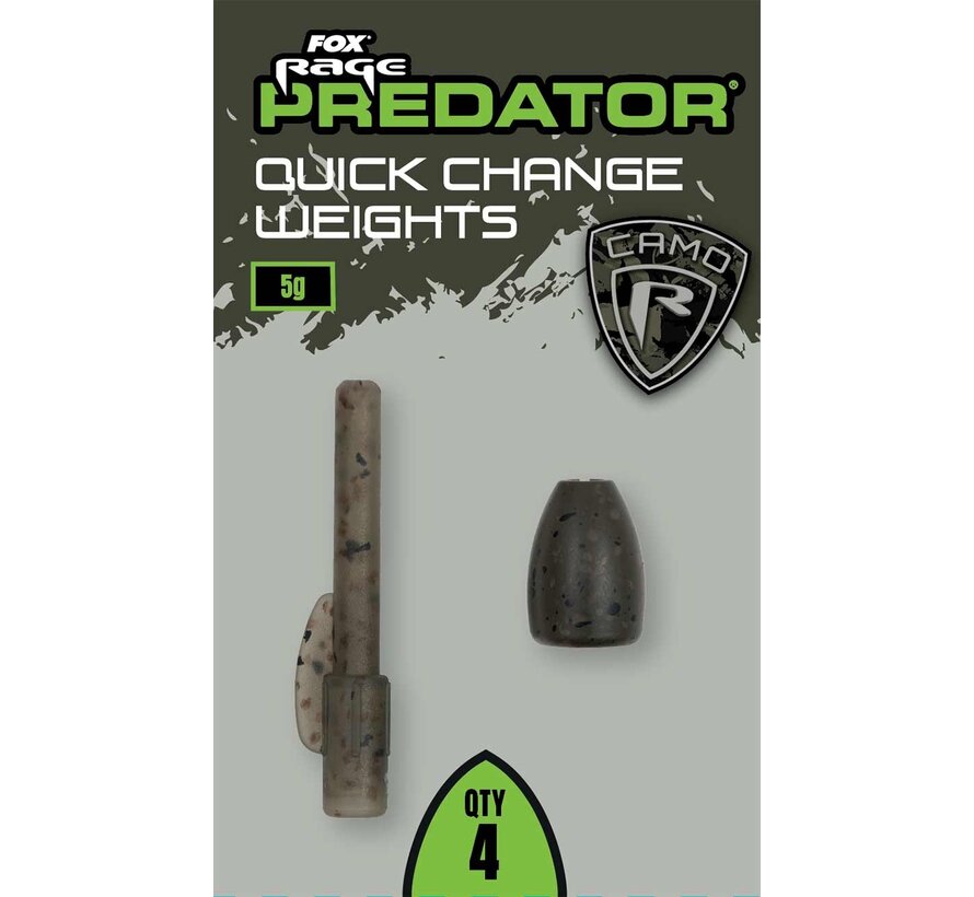 Predator Camo Quick Change Weights x 4