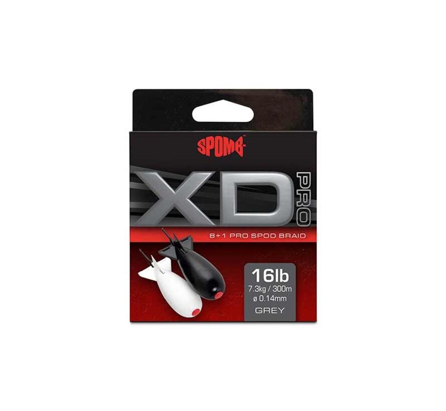 Spomb XD Pro Braid Grey 8+1 0.14mm 16lbs