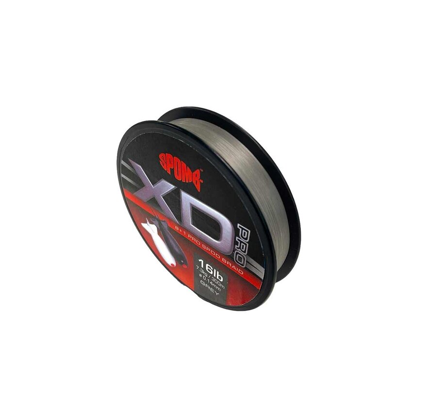 Spomb XD Pro Braid Grey 8+1 0.14mm 16lbs