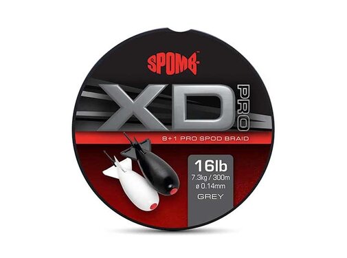 Spomb Spomb XD Pro Braid Grey 8+1 0.14mm 16lbs