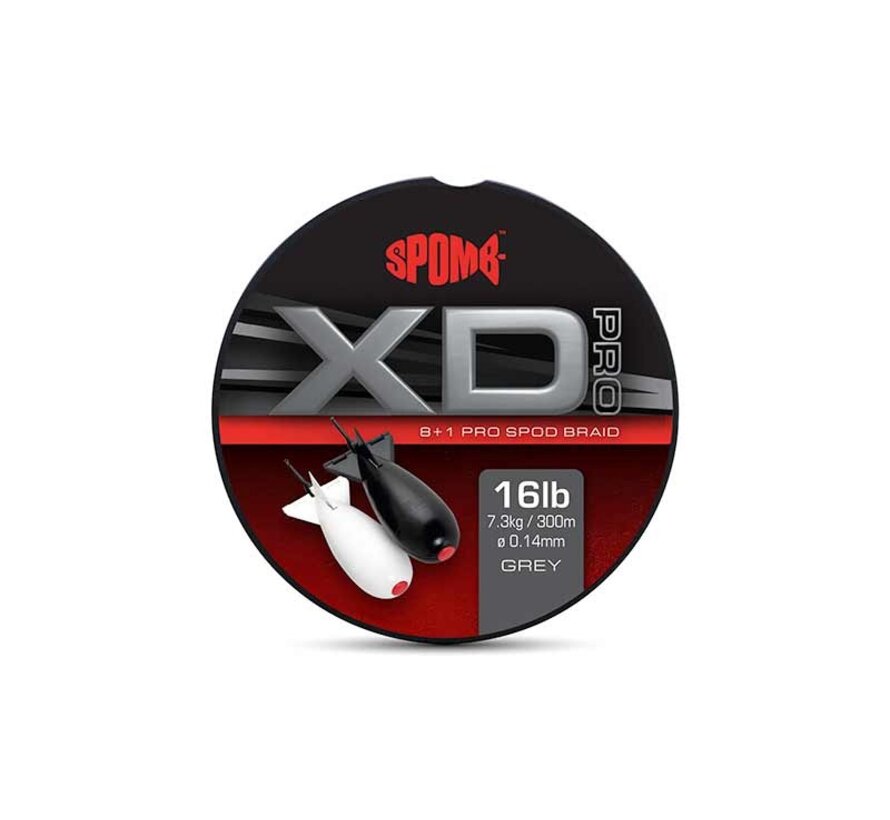 Spomb XD Pro Braid Grey 8+1 0.14mm 16lbs