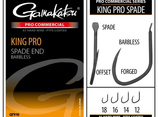 GAMAKATSU PRO-C King PRO Spade A1 PTFE BL Grey