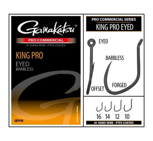 GAMAKATSU PRO-C King PRO Eyed A1 PTFE BL Grey