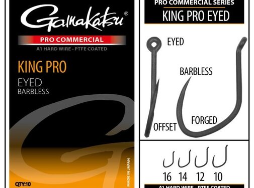 GAMAKATSU PRO-C King PRO Eyed A1 PTFE BL Grey